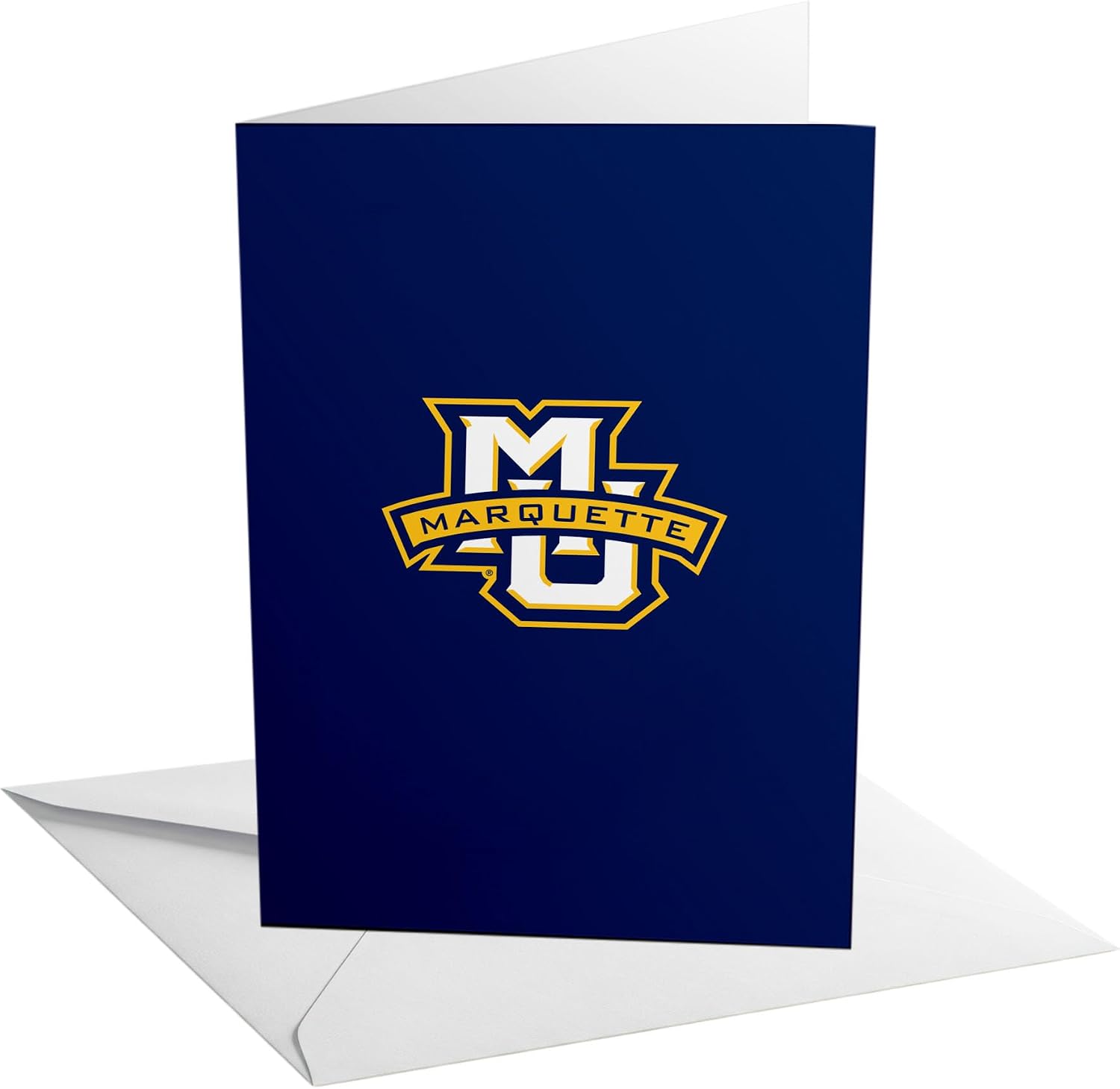 Desert Cactus Marquette University 5x7 Inch Greeting Card Golden Eagles MU Single Folded Cardstock with Envelope Party Celebration Officially Licensed (5x7 Card A - Birthday)