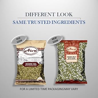 Green Gram Split (Moong Dal Split) - 2 Lbs - 1 Pack