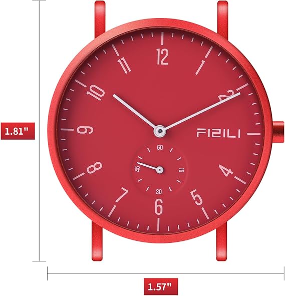 Dayllon Herrenuhren Minimalistisch Ultra Dünn Wasserdicht Mode Dressy Armbanduhr für Männer Business Casual Luxus Quarz Analog Uhr