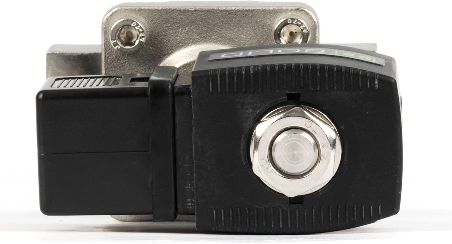 U.S. Solid Stainless Steel Solenoid Valve 1/2" - 24V AC, Normally Closed, 4.4-232 PSI, Pilot-Operated, Viton Seal