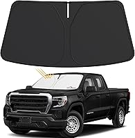 Vista 1 de Parabrisas de coche con protector solar - Motomate personalizado para GMC Sierra 1500 2500 3500, 2023 2022 2021 2020 2019