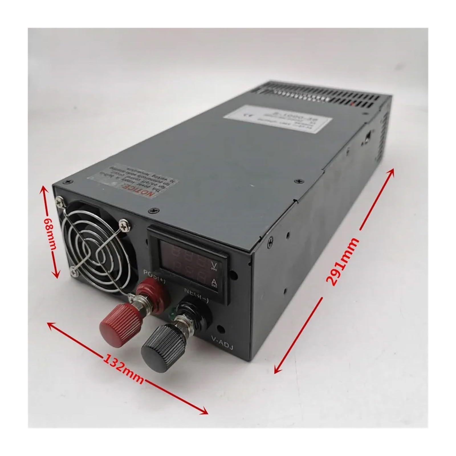 Industrie-Netzteil 0–12 V, 15, 24, 36, 48, 60, 72, 80, 90, 100, AC/DC mit LED-Anzeige, 1000 W, 1200, 1500(380V-0-12V)