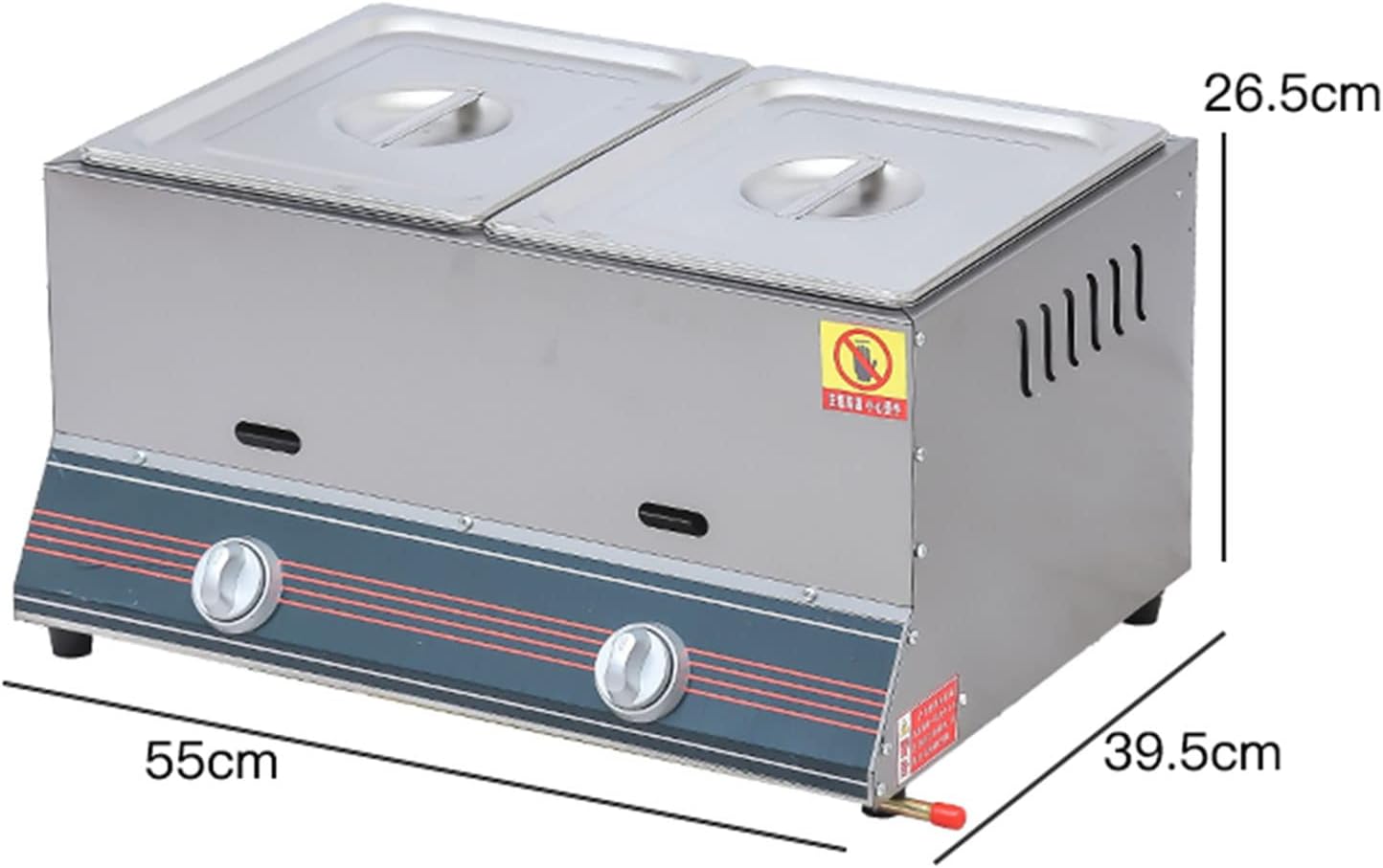 Professional Propane Commercial Deep Fryer,restaurant Fast Food Restaurant Double Tank Stainless Steel Countertop Lpg Gas Deep Fryer,outdoor Fryers With Basket And Lid,deep Fryer for French Fries