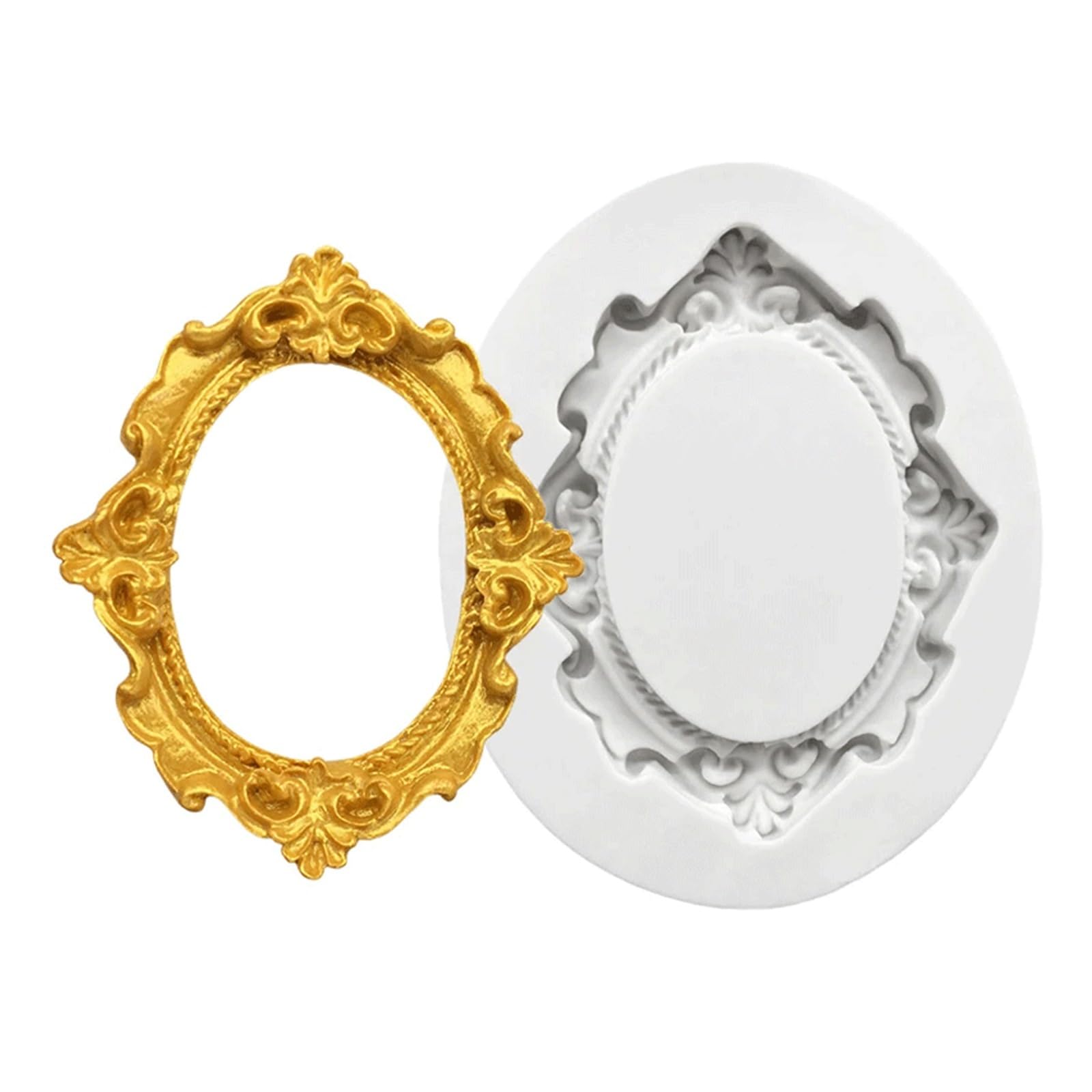 Moule silicone gâteau cadre photo platine antiadhésif