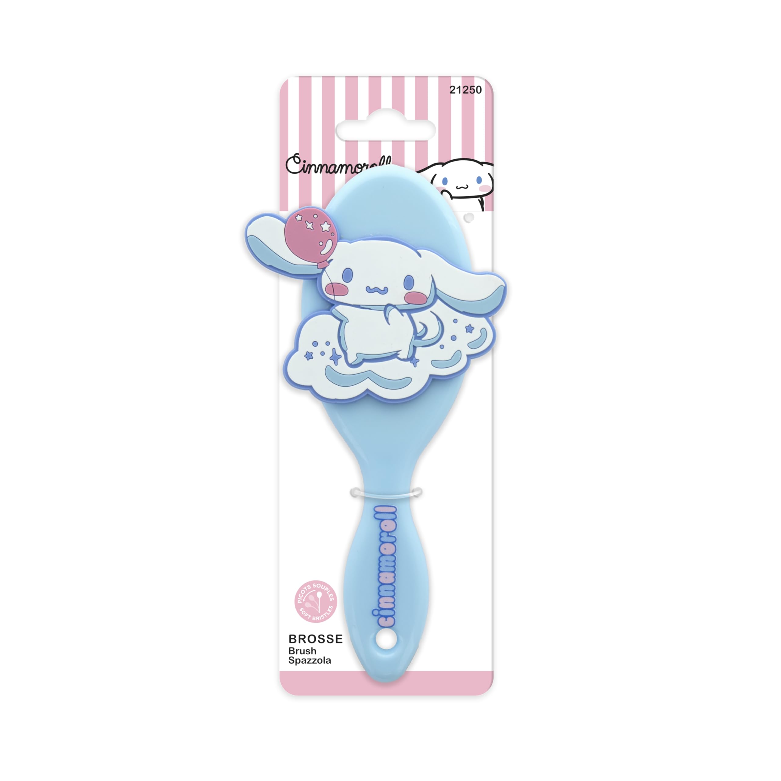 Hello Kitty – Gentle Detangling Hair Brush – Medium Size – Cinnamoroll – Official Sanrio Product