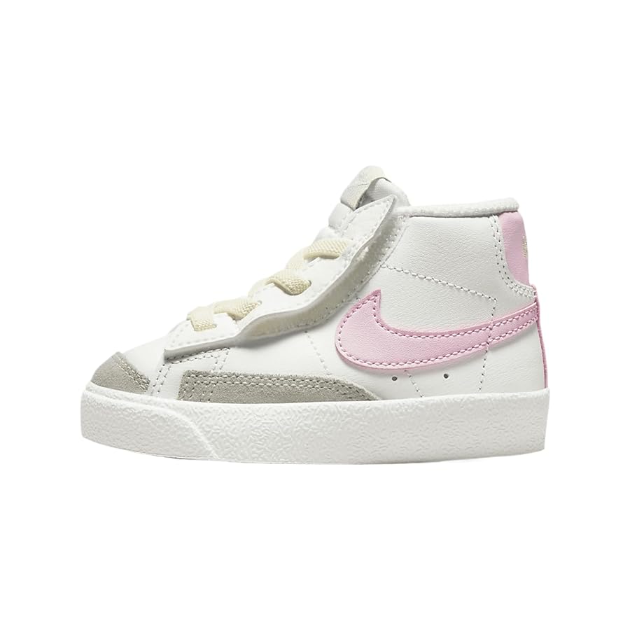 Amazon.com | Nike Blazer Mid '77 Baby/Toddler Shoes (DA4088-106, Summit  White/Coconut Milk/Honeydew/Pink) Size 3 | Sneakers