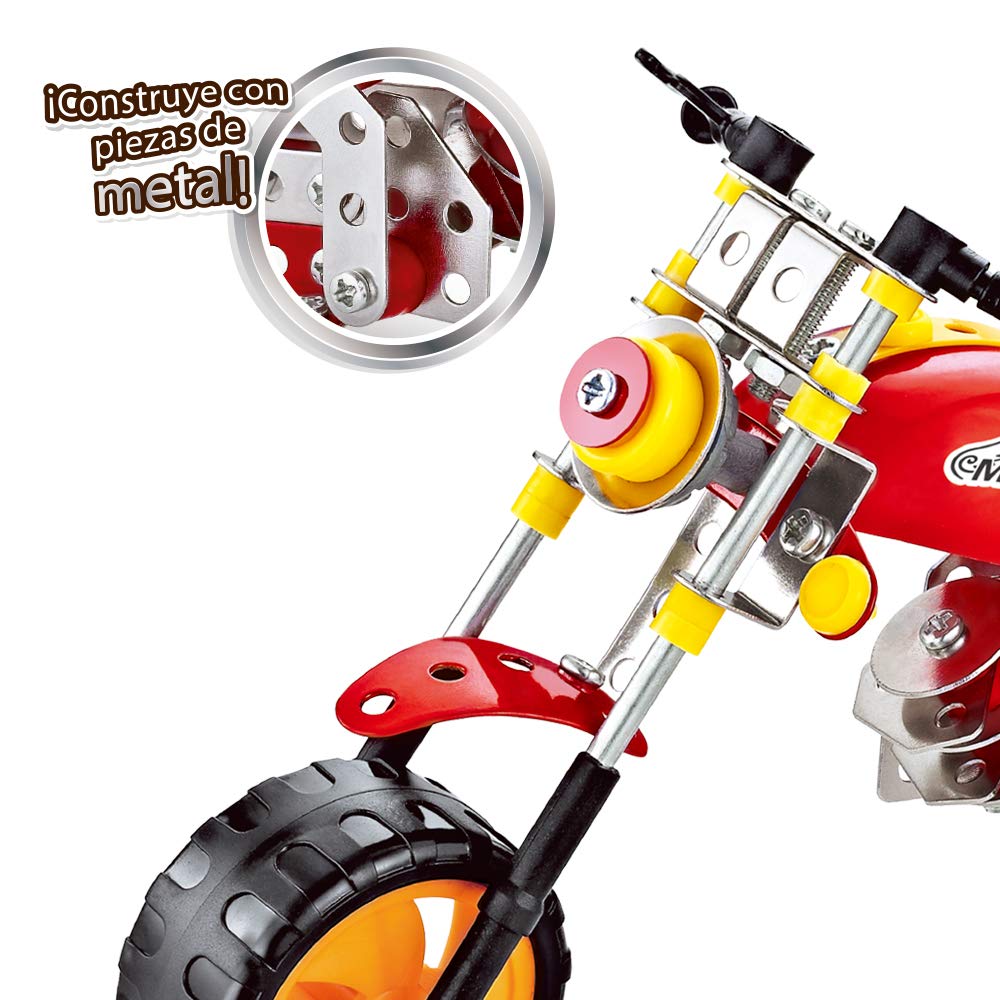 ColorBaby - Motorfiets van metaal, 255 delen Smart Theory (49036