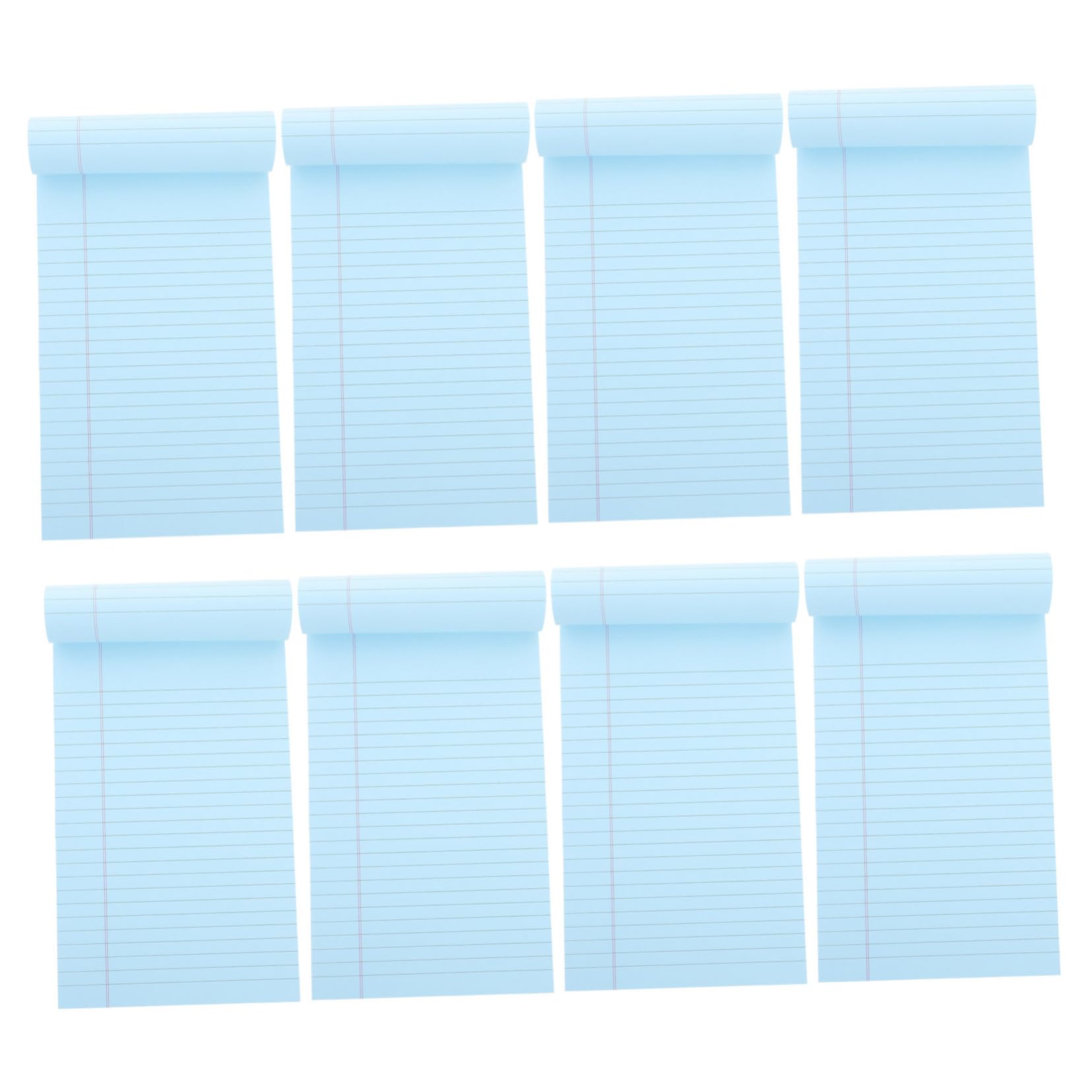8 pezzi Blocco Note Carta Larghe Righe Taccuino Portatile con Fogli Staccabili per Scuola Ufficio e Casa Leggero e Pratico per Organizzazione e Pianificazione