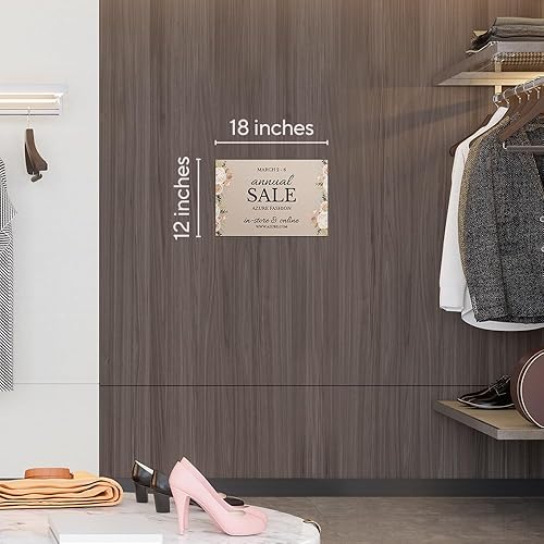 Miniatura 3 de STAPLES - Póster adhesivo personalizado de tela reposicionable, 18 pulgadas de ancho x 12 pulgadas de largo, impresión personalizada, ideal para