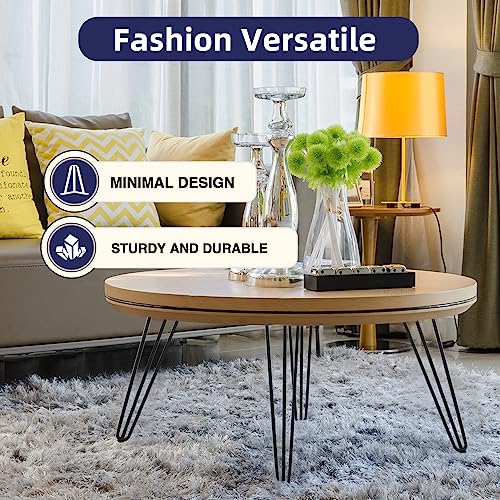 Yahpetes Heavy Duty Hairpin Furniture Legs 4 Pcs 32Inch Table Legs with Screws and 4pcs Bonus Rubber Floor Protectors Metal Home DIY Projects (32 inch) by Yahpetes - Used condition - Image 6