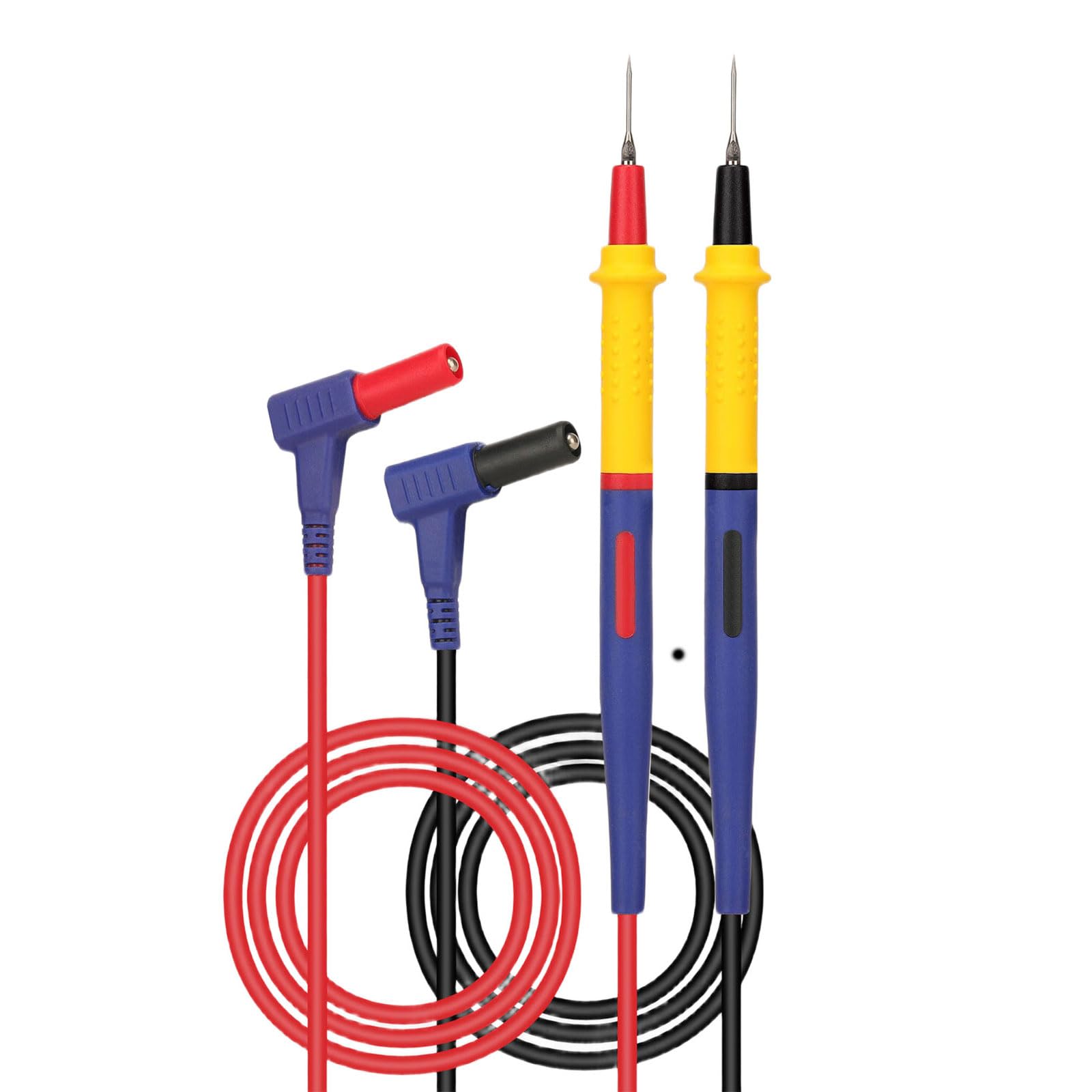 Tsophreniq Replacement Multimeter Probes Leads, Tester Pen Wire Cable Comfortable Grip Voltmeter Tester With Banana Plugs