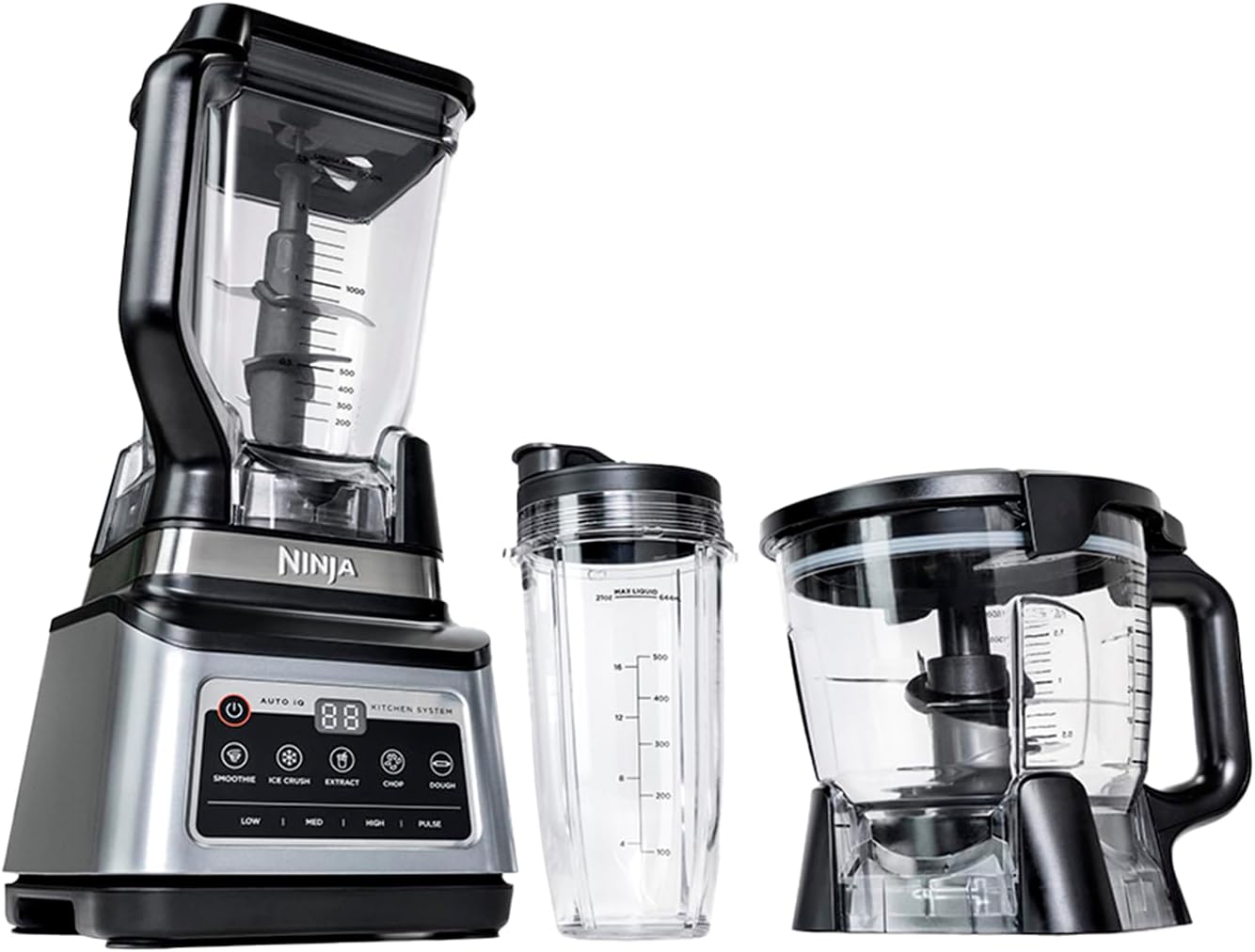 NINJA LIQUIDIFICADOR 1200 W, 5 Funções para Smoothies, Picar, Massa e Mais com