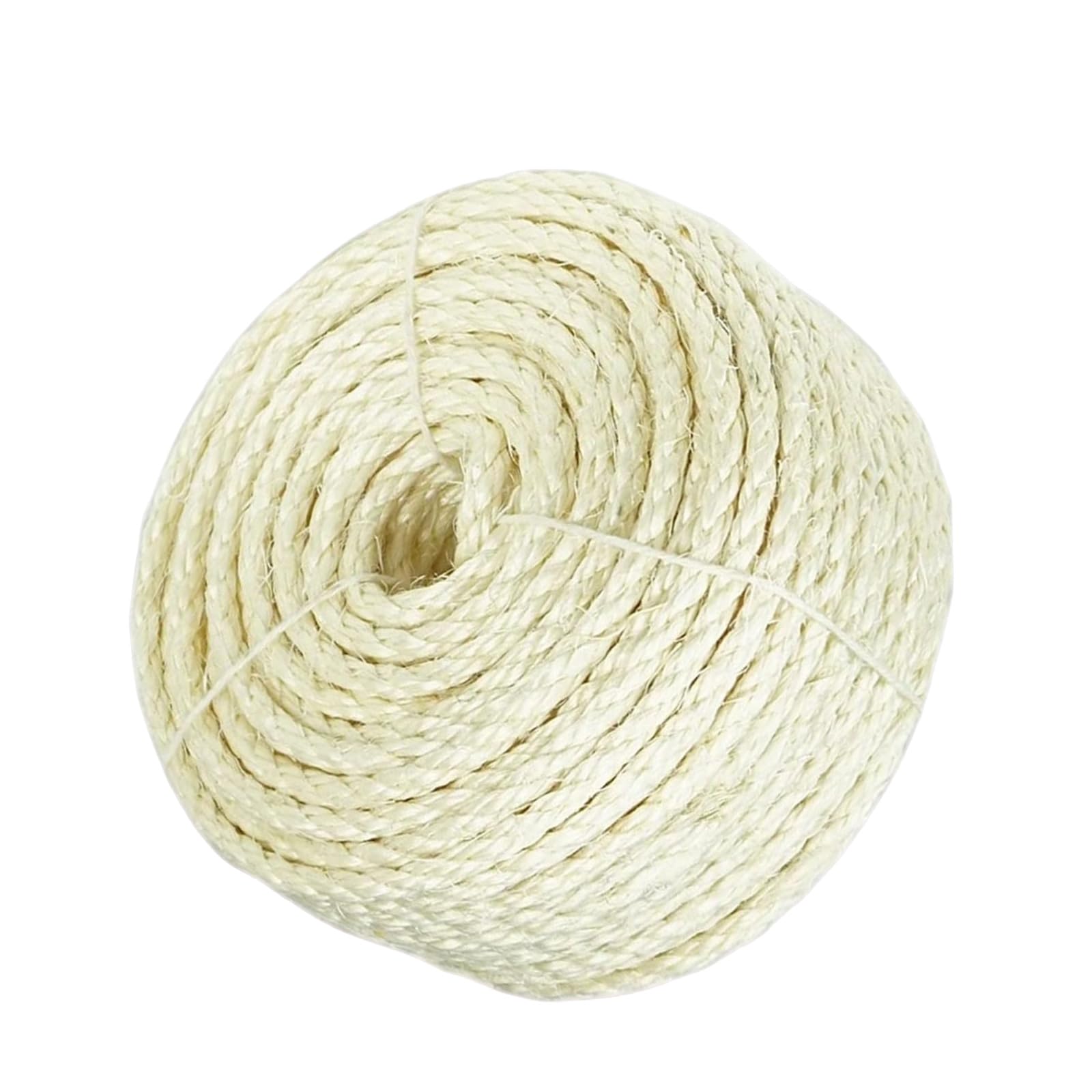 Cuerda de fibra natural para reconstruir muebles de escalada y accesorios para mascotas cuerda de sisal para reparar árboles rascadores