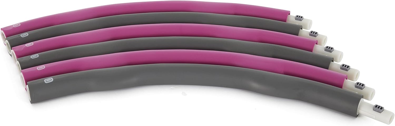 HolaHatha 900G Piece Detachable Weighted Foam Padded Fitness Hula Hoop  for Home Workouts, Cardio Exercise, Core Muscle Toning, and Adult Weight  Loss