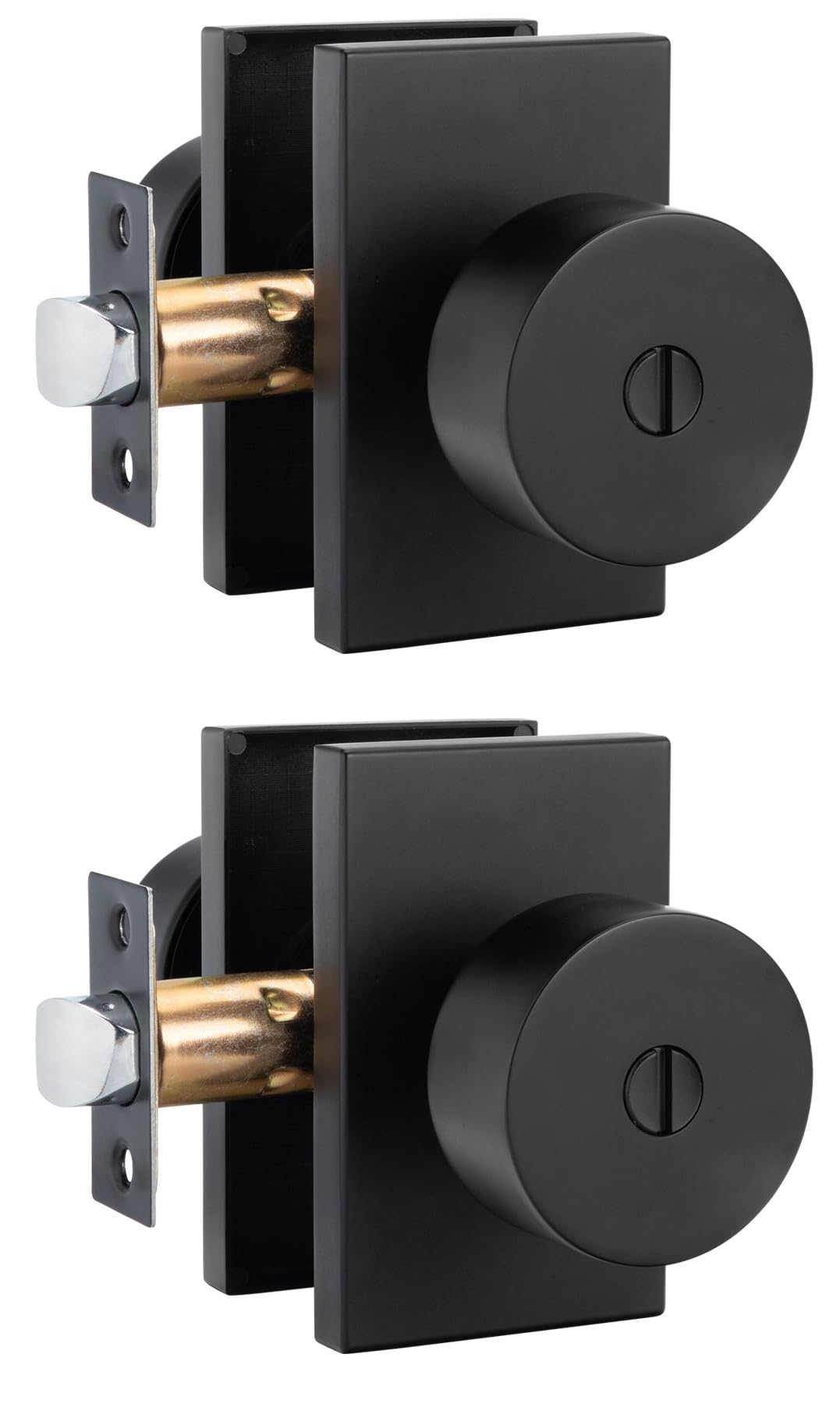 Gold Interior Door Knobs - Privacy & Security -17