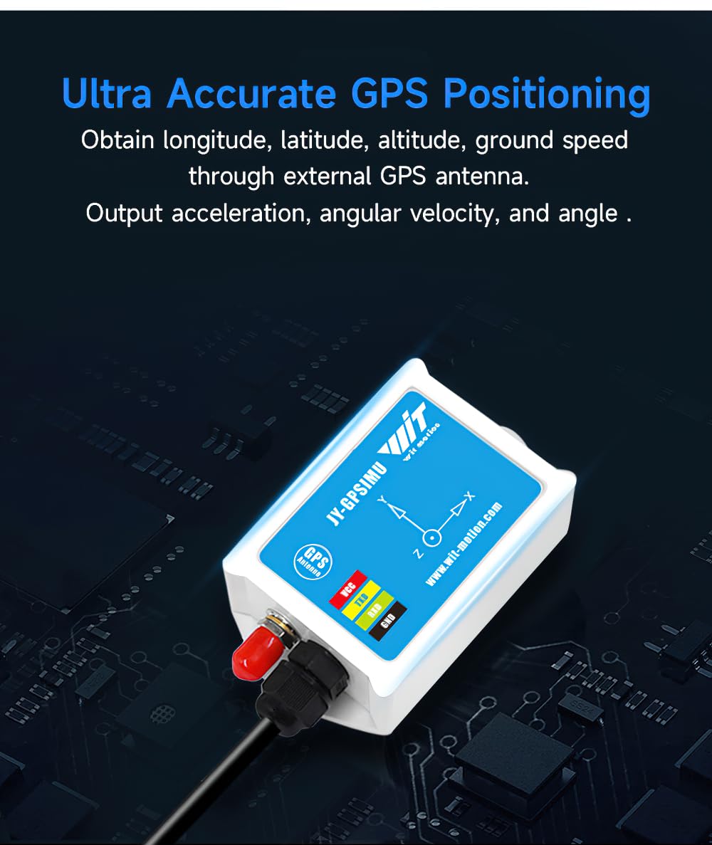 [Beidou di livello industriale+GPS AHRS IMU] WTGAHRS2 MPU9250 Accelerometro a 10 assi+Giroscopio+Angolo(precisione XY 0,05°)+Magnetometro+Pressione atmosferica+Latitudine+Longitudine+Velocità al suolo