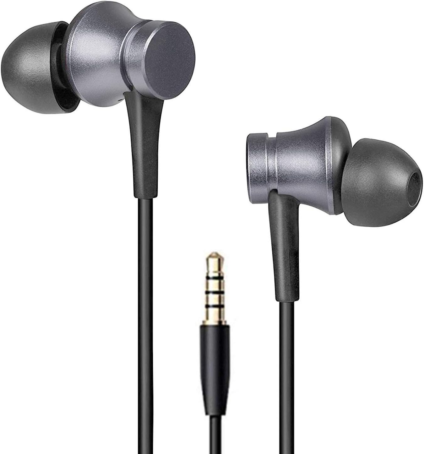 ShopMagics In-Ear Headphones Earphones for HTC 816, 620G, HTC One M9, 630, HTC One E9+, 828 Dual SIM, 830, 10 Pro Earphone Original Like Wired Stereo Deep Bass Head Hands-free Headset Earbud With Built in-line Mic, Call Answer/End Button, Music 3.5mm Aux Audio Jack (GM1, Black)