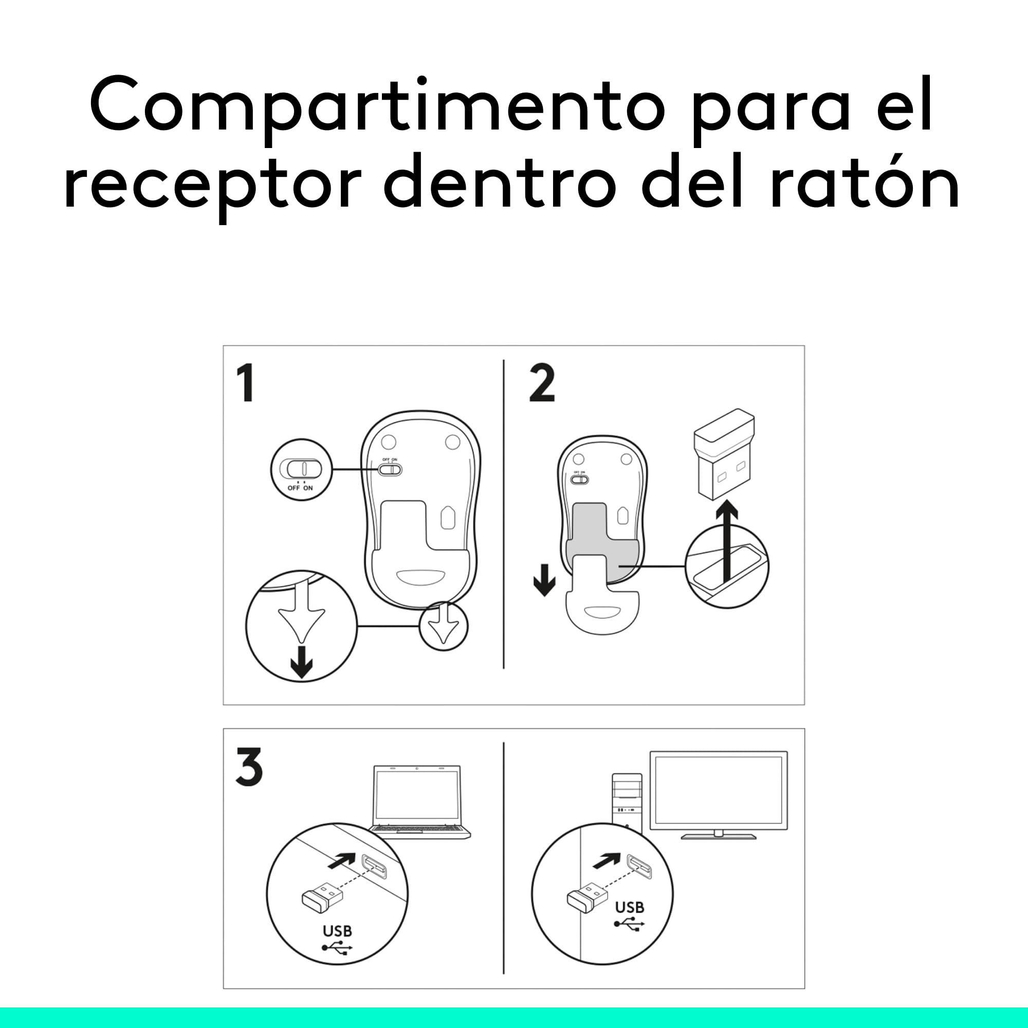 Logitech M185 Ratón Inalámbrico, 2,4 GHz con Mini Receptor USB, Batería 12 Meses, Seguimiento Óptico 1000 dpi, Ambidiestro, PC/Mac/Portátil - Gris