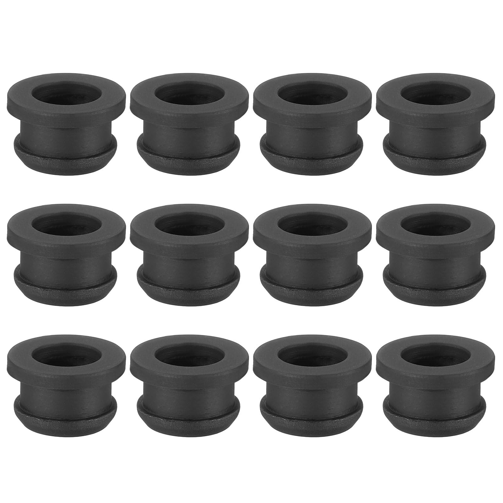 PATIKIL 12.5mm / 1/2 Inch Drill Hole,3/8 Inch ID Rubber Grommets