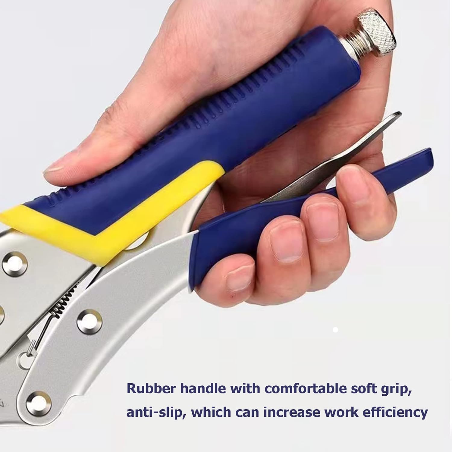 10 inch Locking Pliers/Sheet Metal Clamp,Heavy Duty Sheet Metal Grip Tool,High Carbon Steel Duckbill Pliers Welding Plier | Heavy Duty High Carbon Steel Locking Clamp for HVAC, Welding, Metal Fabrication & Bending