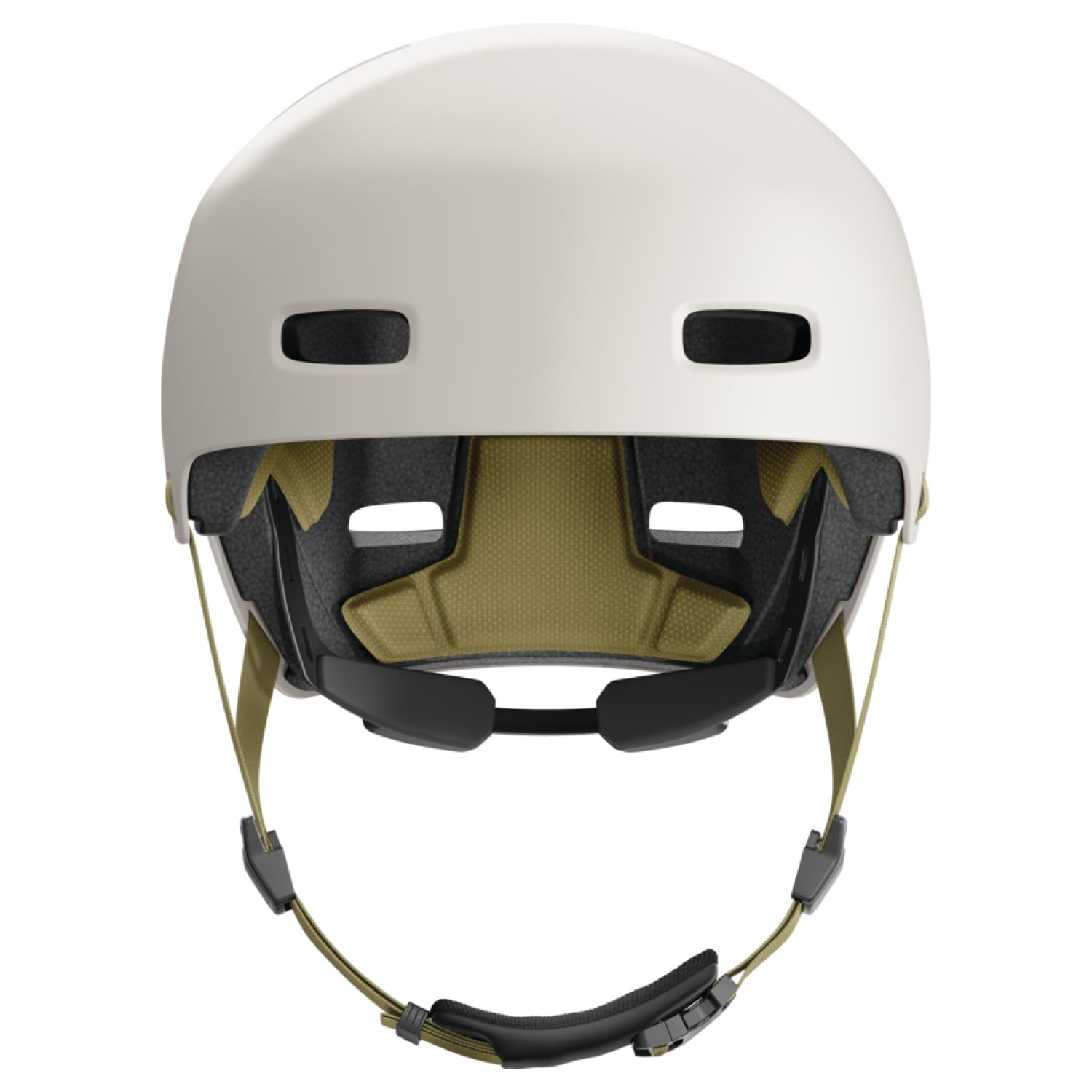 ABUS XOXO ECO Bike Helmet - city Helmet in Skater look - Helmet for Skateboard, Bike, scooter - all components partially or completely recycled - for Teenagers and Adults - Size S, taupe