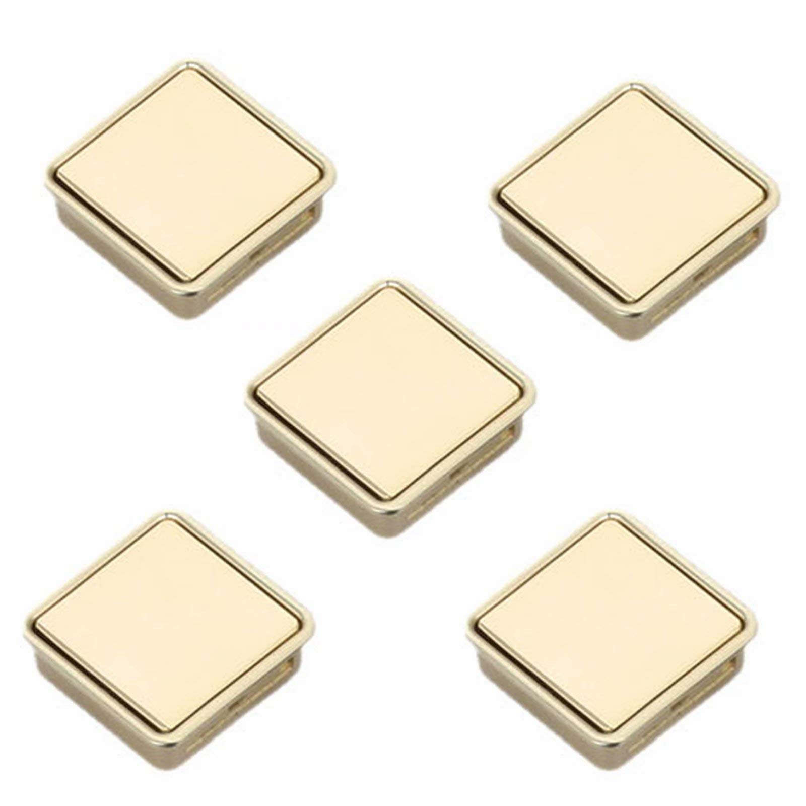 EVWGNPQRV Concealed Drawer Handles, Flush Concealed Recessed Drawer Pull Multicolor Multisize Zinc for Door Cabinet(OneColor,D44mm)
