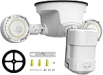 SANSI LED Lumières de sécurité Capteur de mouvement lumière extérieure, lumière de déluge de dusk to Dawn, 15W 2000lm 5000K Lumière de mouvement, IP65 Capteur de mouvement imperméable Lumière extérieure lumière de crue, blanc