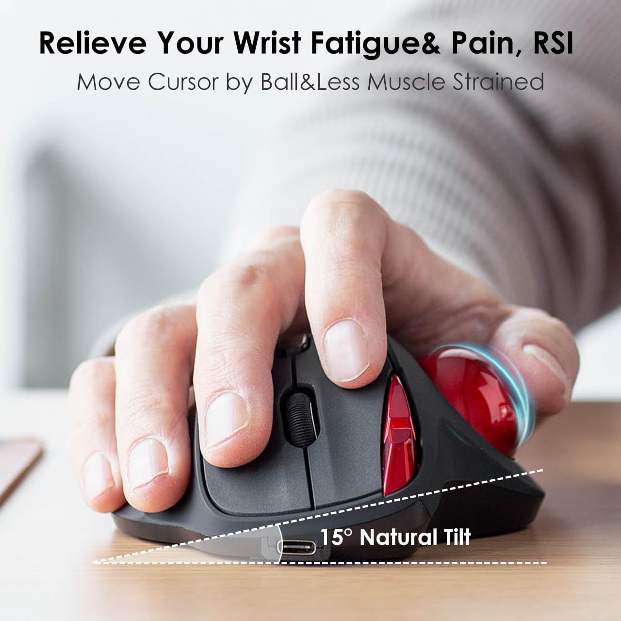 SANWA TB168 Wireless Trackball(USB-A & Type-C Receiver) + Bluetooth Numeric Keypad, Programmable Silent Buttons, 22-Key Portable Financial Accounting Numpad, Compatible with Mac, Laptop, Windows