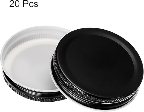 Miniatura 3 de uxcell Tapas para tarros de conserva, 2.76 pulgadas, boca regular, tapas de placa de hojalata a prueba de fugas para conservas de cocina, (20