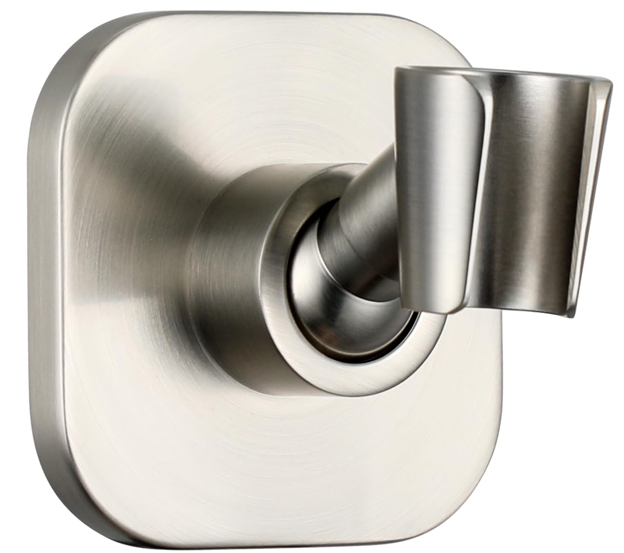 G-Promise Metal Handheld Shower Head Holder, No-Drill (Brushed Nickel)