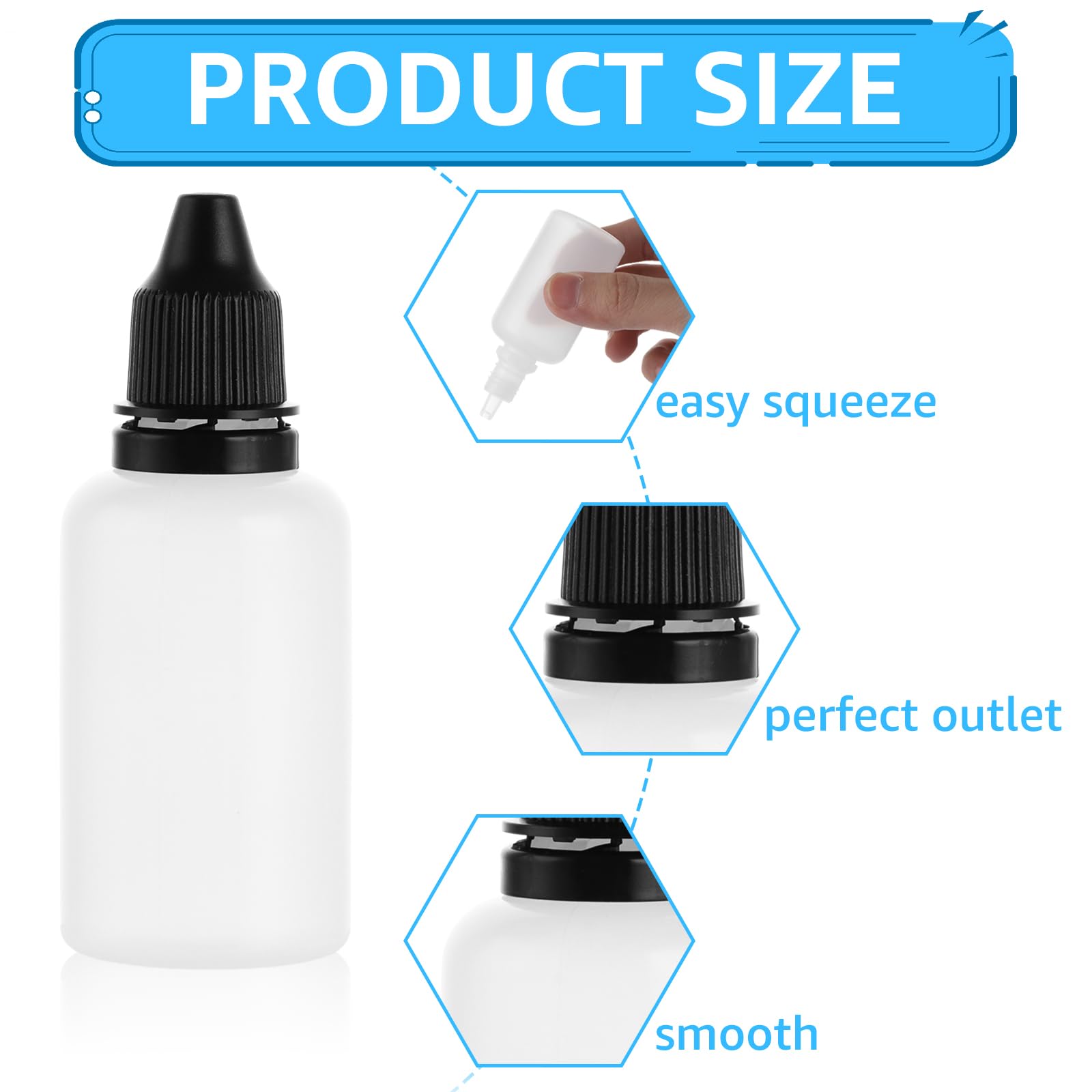 Flacon Compte-Gouttes 10ml - 200 Pièces, Fiole 10ml Souple et Étanche avec Bouchon à Goutte, pour Huiles Essentielles, Cosmétiques et Réactifs