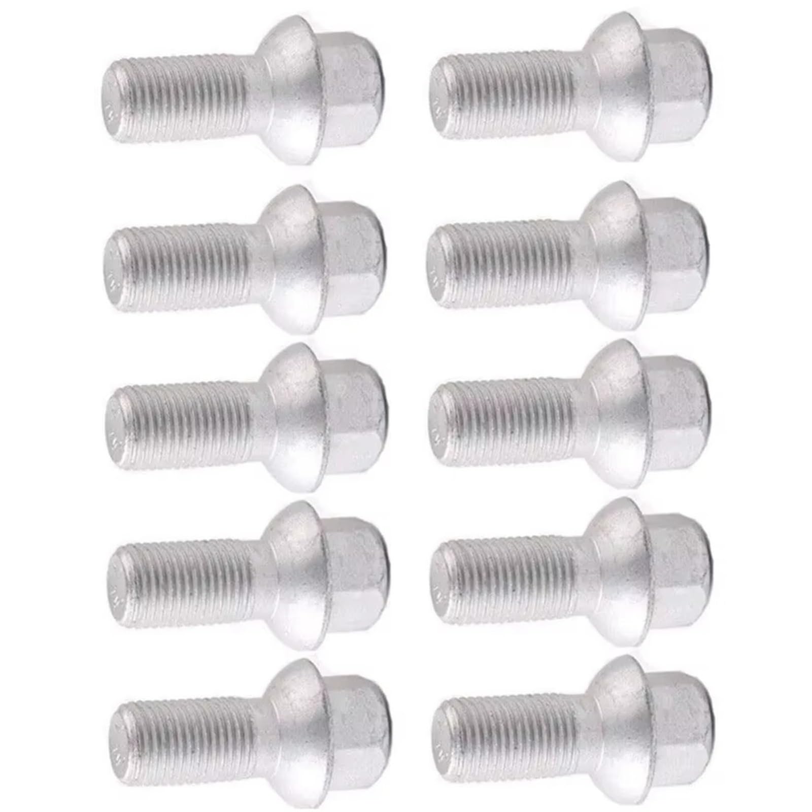 Bulloni ruota auto Compatibile Con Benz Per R Class R500 2006 2007 Set Da 10 Pezzi Di Dadi Per Cerchi In Lega Con Rondelle Coniche OEM: 0009904907