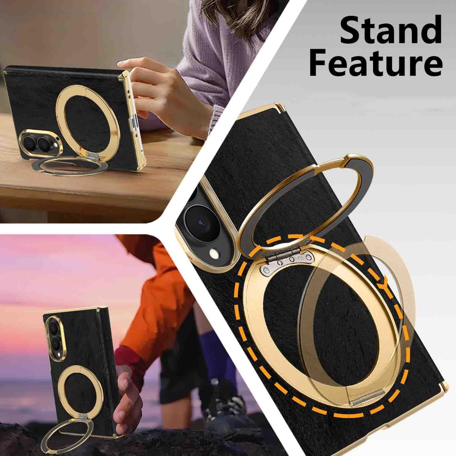 Etui do Samsung Galaxy Z Fold 8, antypoślizgowe magnetyczne etui