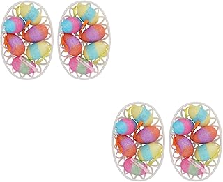 NOLITOY 4 Zestawy Easter Musujące Jaja Wielkanoc Simulation Jajka Piana Wielkanoc Jajka Malowane Easter Eggs Easter Cartoon Zabawki Z Koszem Dla Dzieci Wielkanoc Spersonalizowany