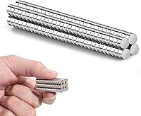 Vista 1 de rhinocats 60 imanes pequeños, mini imán redondo multiusos para cortauñas, refrigerador, miniaturas, pasatiempos, manualidades y ciencia