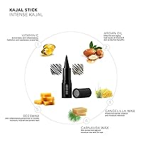 Vista 7 de Lord & Berry KAJAL STICK - Delineador de ojos, delineador de ojos a base de gel suave de larga duración para mujeres con acabado suave que se mancha