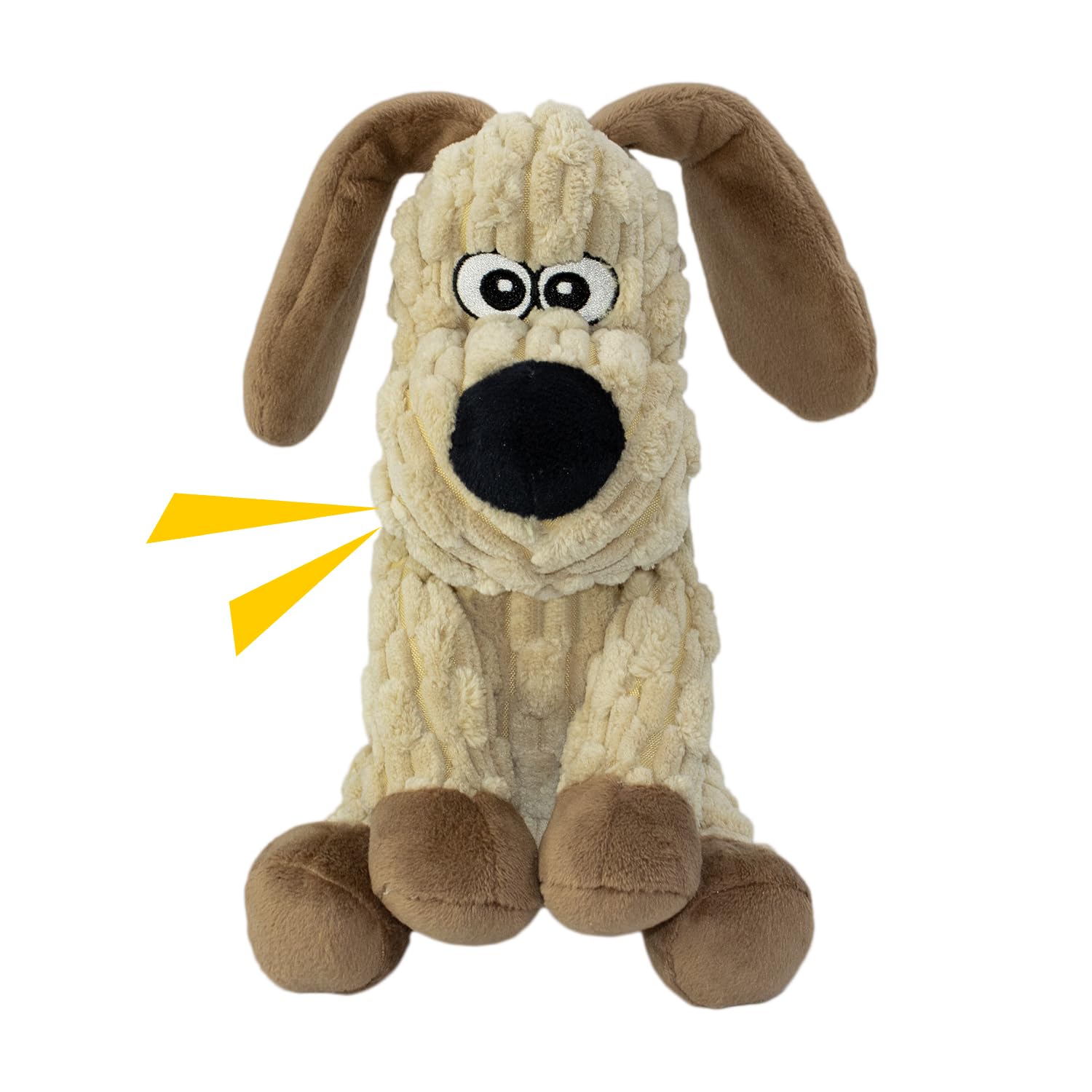 Quietschendes gefülltes Hundespielzeug, Kauspielzeug für große, mittelgroße und kleine Rassen, Plüsch-Hundespielzeug, um sie zu beschäftigen, Welpenzahnendes Hundespielzeug