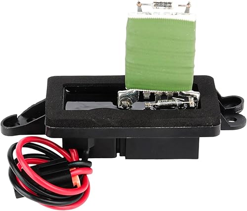 SCITOO Interruptor de resistencia del motor del soplador, calentador de aire acondicionado, ventilador y regulador HVAC apto para 2004-2007 para