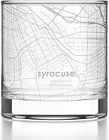 Vista 119 de Well Told Vaso de whisky grabado con mapa de Phoenix, Arizona Rocks, vaso de whisky antiguo (325ml, transparente), vaso de whisky grabado, regalos