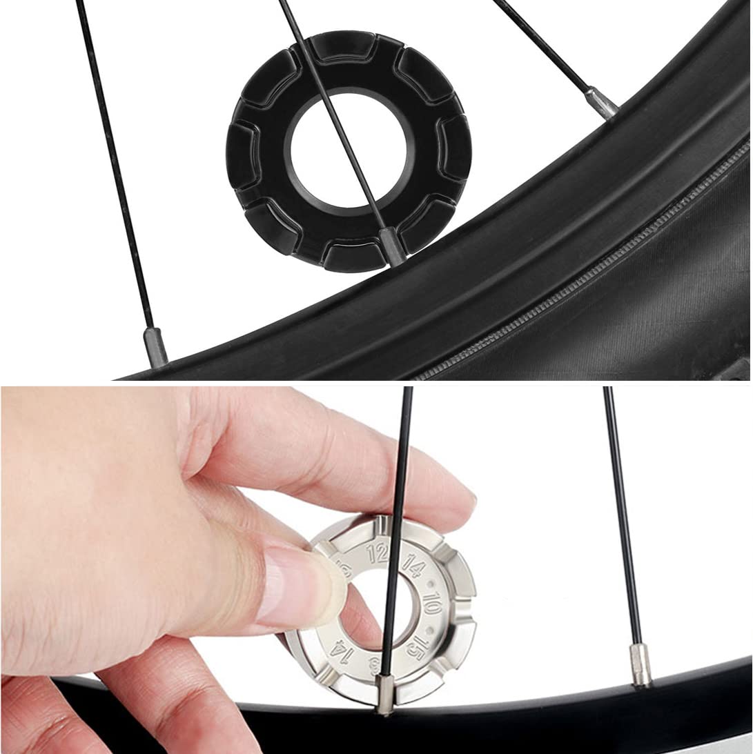 Bicycle Wheel Truing Loose Spoke On Bike Wheel Truing Wrench Bike