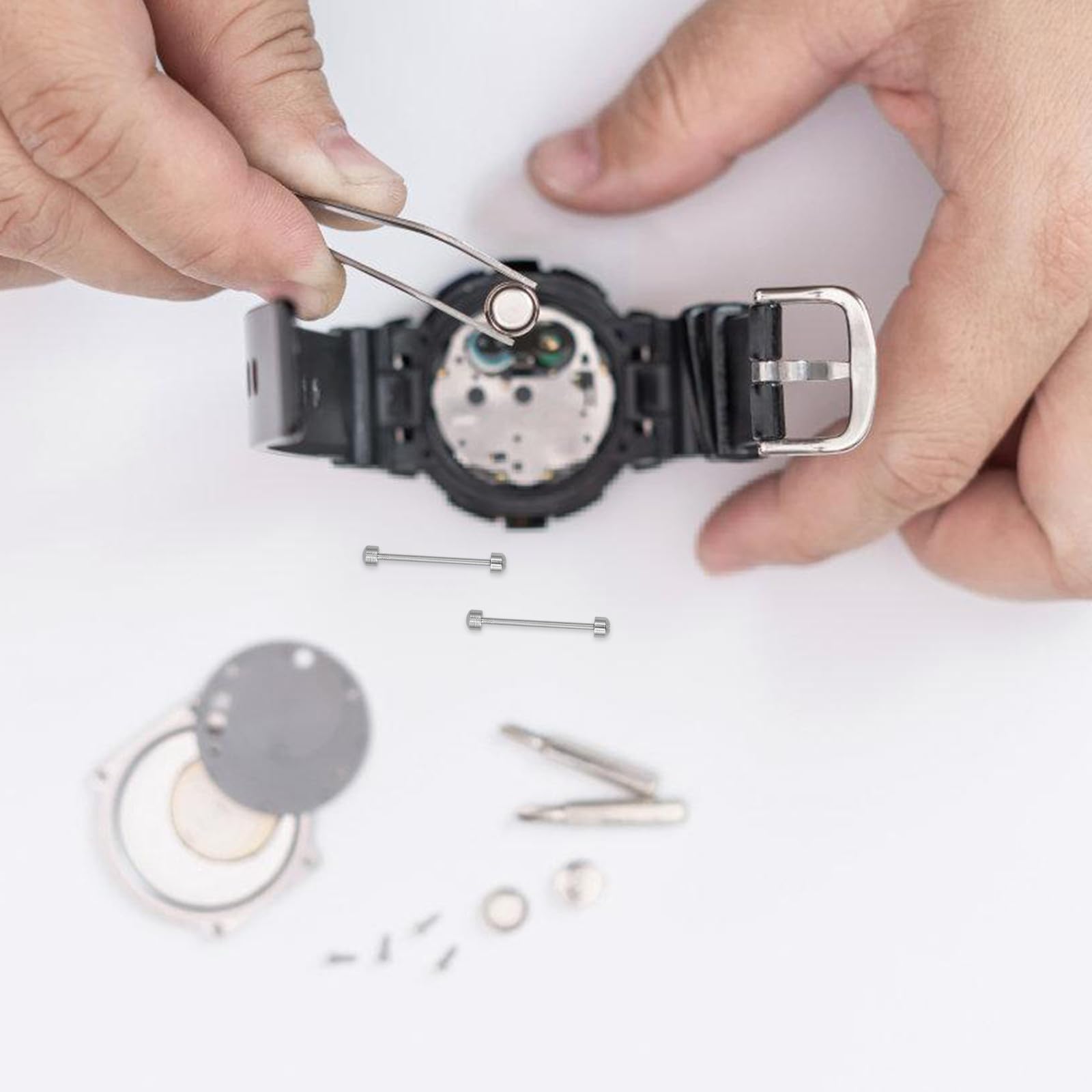 ifundom Varillas de Conexión para Correa de Reloj de Metal Dorado