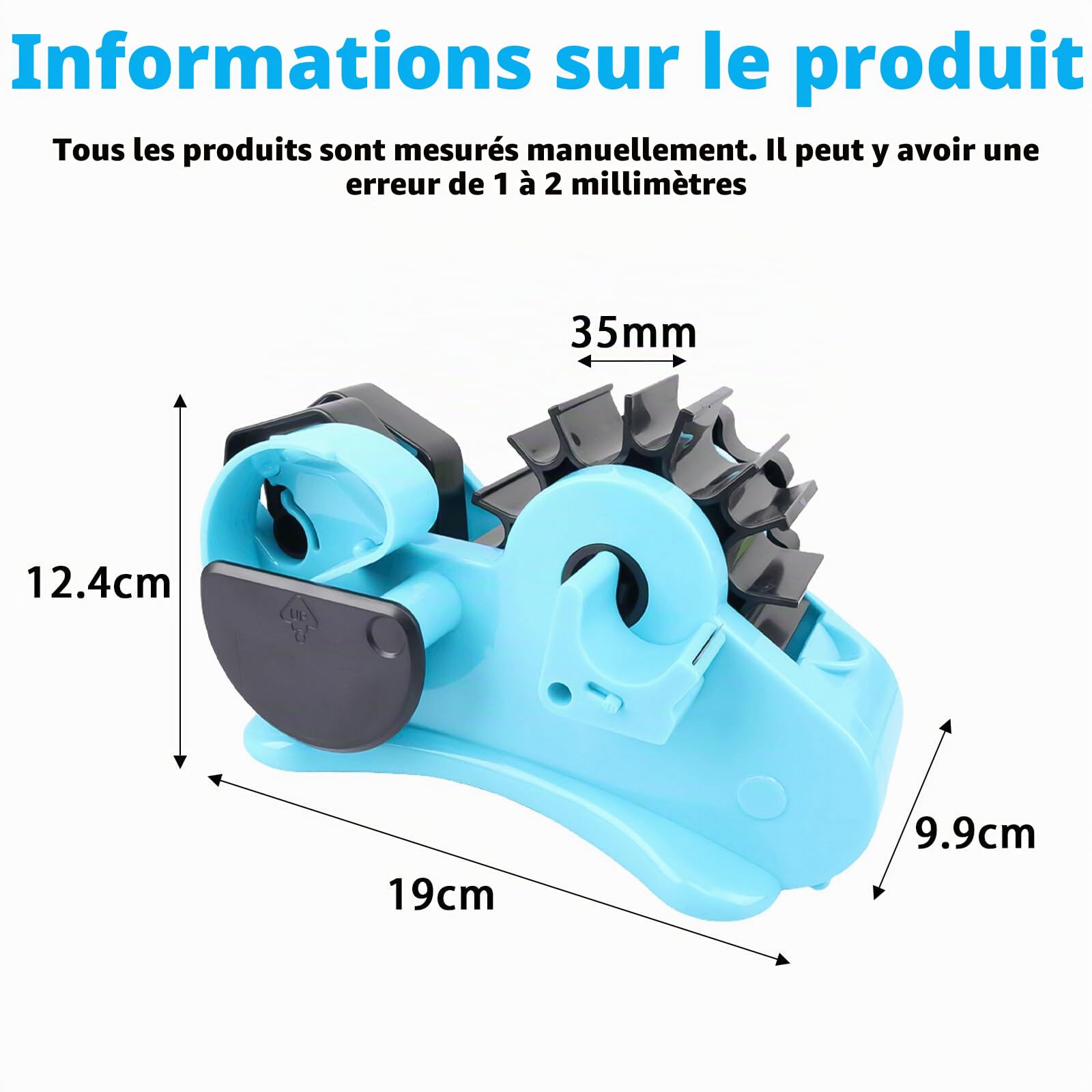 Distributeur de ruban chauffant avec plusieurs rouleaux de coupe, dévidoir de ruban thermique par sublimation pour ruban de transfert thermique, pour coller du vinyle sur du ruban adhésif