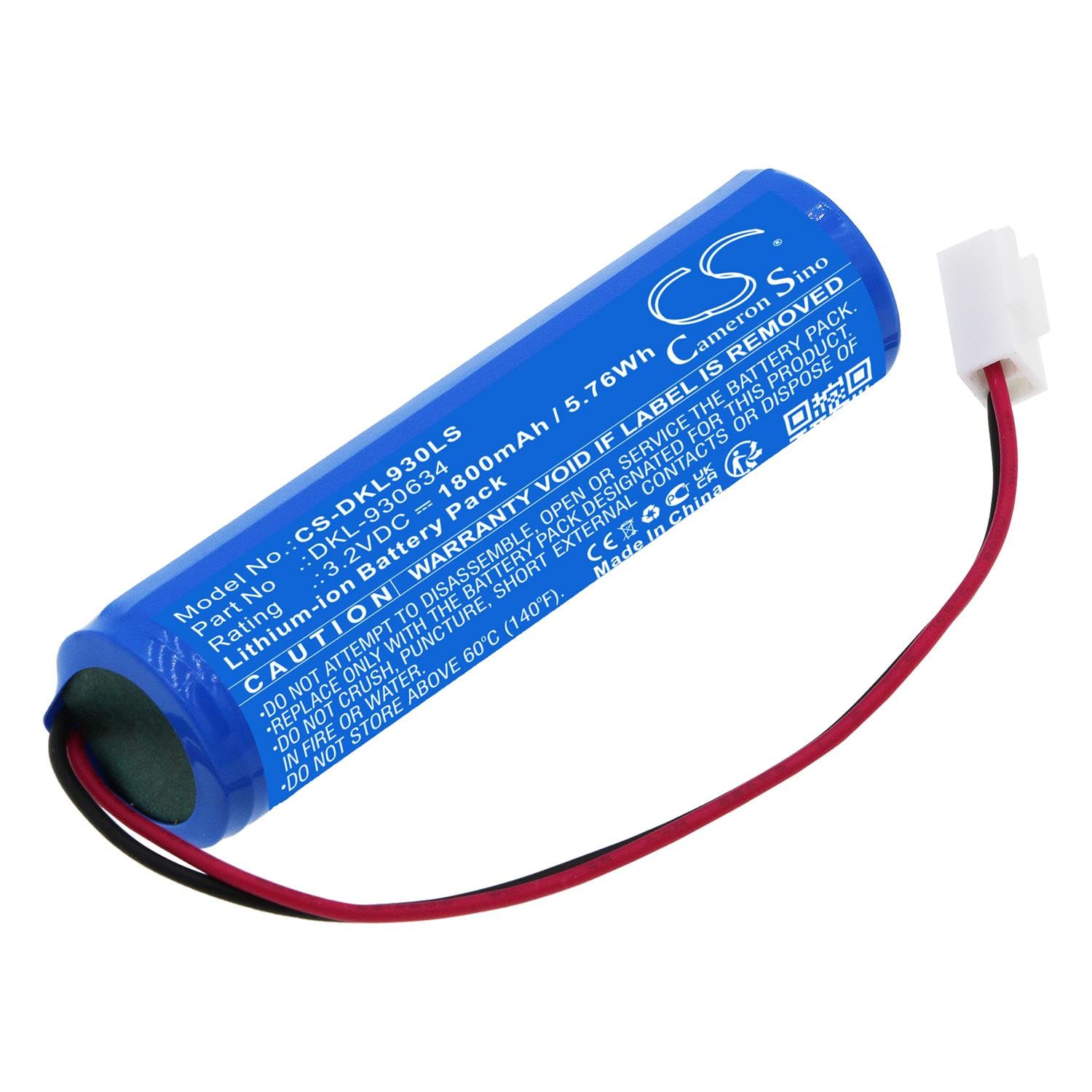 Henhaoro DKL-930634 Emergency Lighting Battery for Deko Light 1800mAh Li-ion