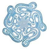 6 Stück Urinalsieb mit Duft Spritzschutz Urinalsieb Pisuar Duft Einlagen, Bekämpft Gestank, Urinstein & Verstopfung, für Öffentliche Toiletten in Hotels, Einkaufszentren, Schulen und Anderen Orten