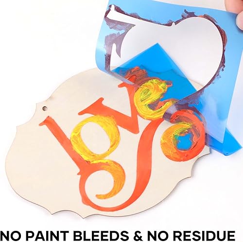 Miniatura 7 de HTVRONT Stencil - Vinilo adhesivo permanente, 12 pulgadas x 50 pies, color azul claro, compatible con máquina de corte Cricut y máquina Silhouette