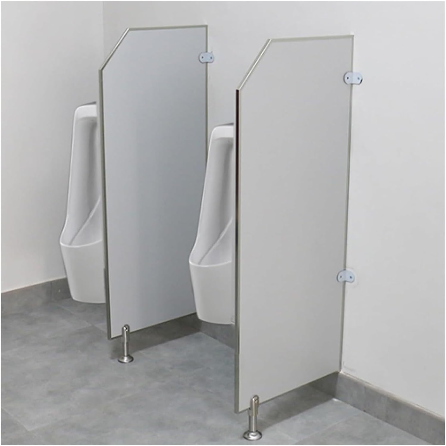 Urinal Screen Toilet Partition Public Toilet Partition W/Stainless Steel Fittings Urinal Screen Toilet Partition(4PCS)