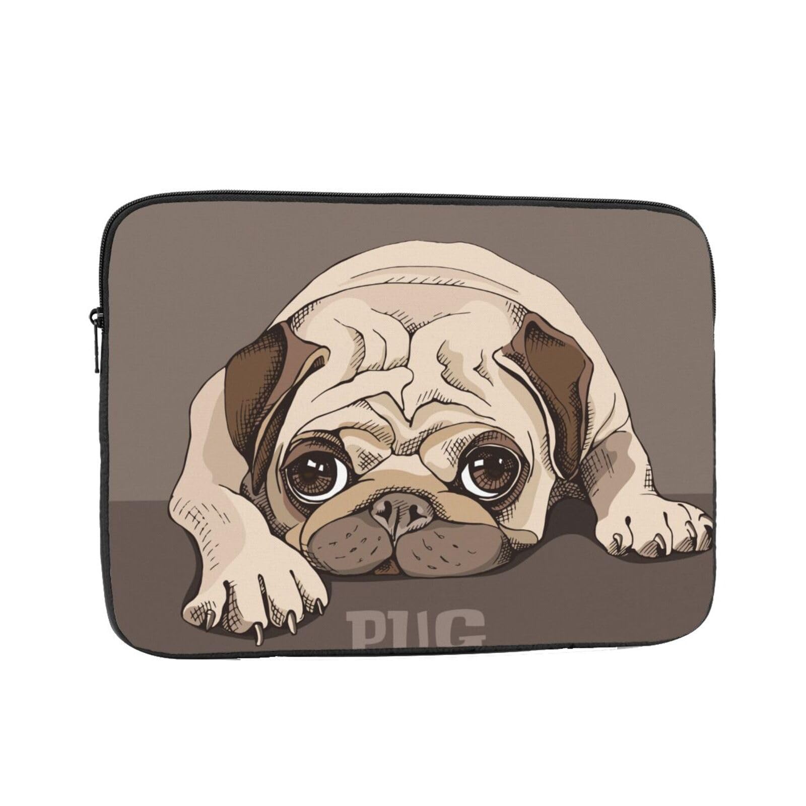 Amazon.co.jp: ノートパソコンケース 横たわるパグ 犬 かわいい
