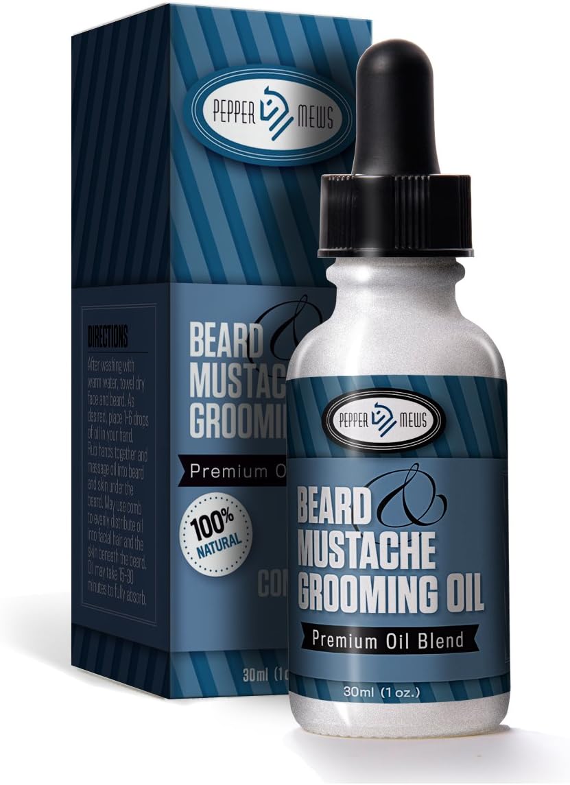 Beard Conditioner Oil With Jojoba Oil To Naturally Condition And Style Your Beard & Moustache