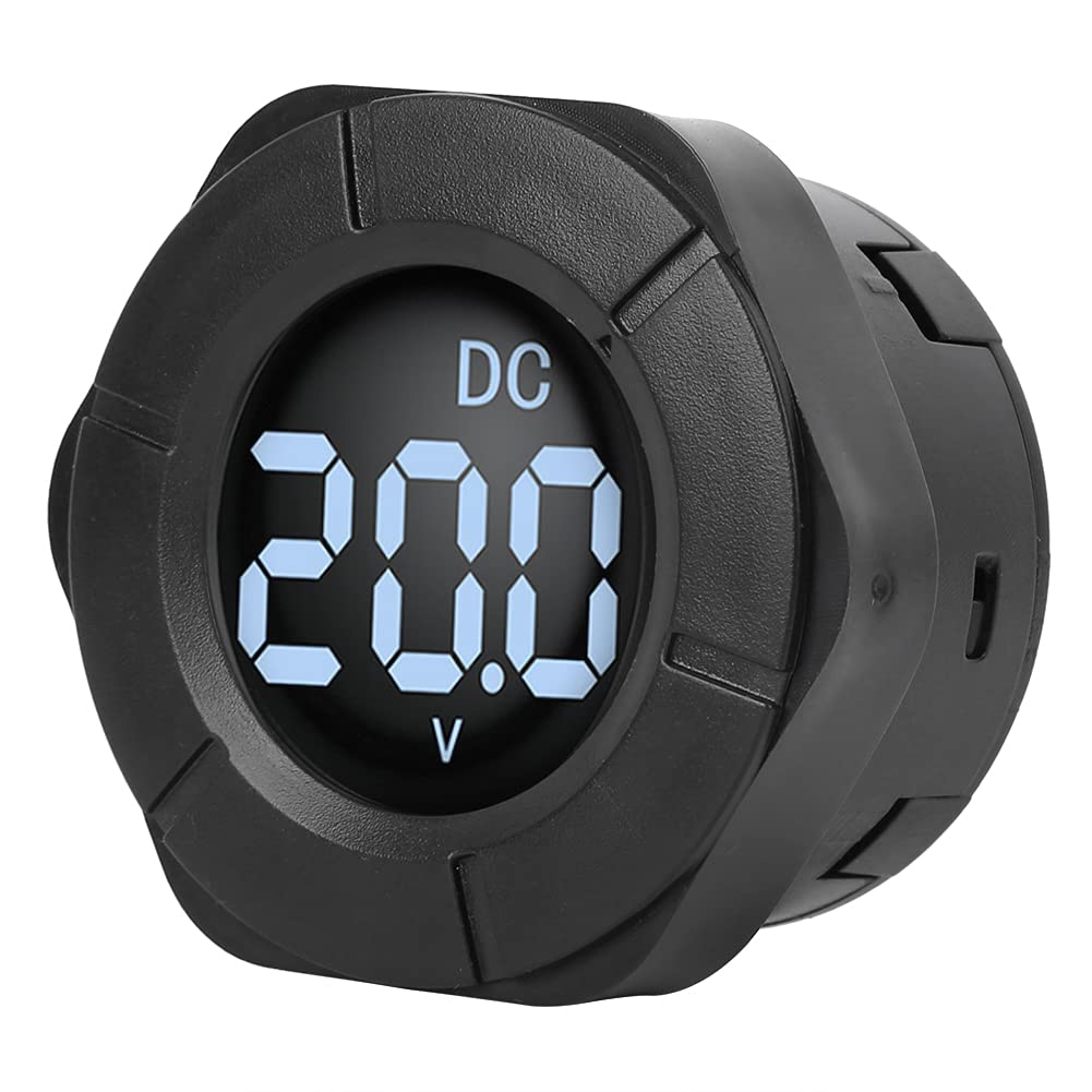 Digital Voltmeter DC 0-300V Autospannungsmesser - Rundes LCD -Display, Vielseitig für die Automobil und Heimnutzung, Genaue Spannungstester