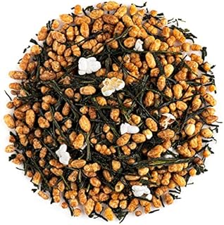 Genmaicha Roasted Rice Japanese Tea - Green Genmai Cha with Matcha Directly from Japan - Toasted Brown Rice Popcorn Tea 200g